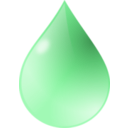 download Water Drop clipart image with 270 hue color