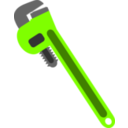 download Plumbers Wrench clipart image with 90 hue color