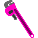 download Plumbers Wrench clipart image with 315 hue color