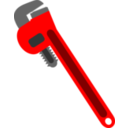 download Plumbers Wrench clipart image with 0 hue color