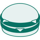 download Hamburger clipart image with 135 hue color