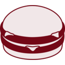 download Hamburger clipart image with 315 hue color