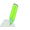 download Red Pencil clipart image with 90 hue color