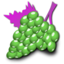 download Grapes clipart image with 180 hue color