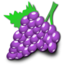 download Grapes clipart image with 0 hue color