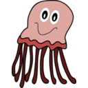 download Purple Jellyfish clipart image with 45 hue color