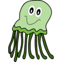 download Purple Jellyfish clipart image with 135 hue color