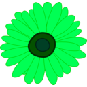 download Sunflower clipart image with 90 hue color