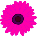 download Sunflower clipart image with 270 hue color