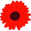 download Sunflower clipart image with 315 hue color