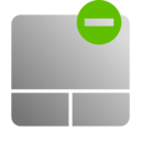 download Touchpad Disable Icon clipart image with 90 hue color