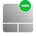 download Touchpad Disable Icon clipart image with 135 hue color