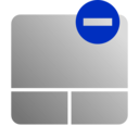 download Touchpad Disable Icon clipart image with 225 hue color