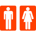 download Toilet Signs clipart image with 135 hue color