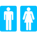 download Toilet Signs clipart image with 315 hue color