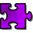 download Blue Jigsaw Piece 14 clipart image with 45 hue color
