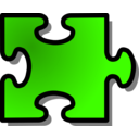 download Blue Jigsaw Piece 14 clipart image with 225 hue color