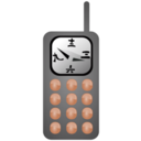 download Mobile Phone clipart image with 180 hue color