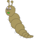 download Purple Worm clipart image with 135 hue color