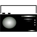 download Radio Icon clipart image with 270 hue color