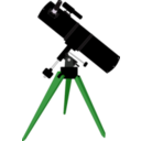 download Reflector Telescope clipart image with 90 hue color