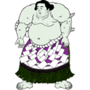 download Sumo Kunisada clipart image with 90 hue color