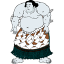 download Sumo Kunisada clipart image with 180 hue color