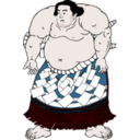 download Sumo Kunisada clipart image with 0 hue color