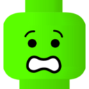 download Lego Smiley Scared clipart image with 45 hue color