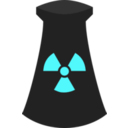 download Nuclear Power Plant Icon Symbol 3 clipart image with 135 hue color