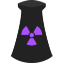 download Nuclear Power Plant Icon Symbol 3 clipart image with 225 hue color