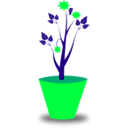 download Flower Pot clipart image with 135 hue color