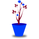 download Flower Pot clipart image with 225 hue color