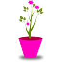 download Flower Pot clipart image with 315 hue color