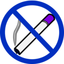 download No Smoking clipart image with 225 hue color