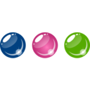 download Balls clipart image with 90 hue color