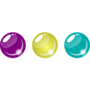 download Balls clipart image with 180 hue color