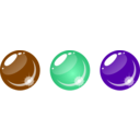 download Balls clipart image with 270 hue color