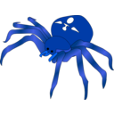 download Rodney The Spider clipart image with 180 hue color