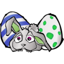 download Bunny clipart image with 135 hue color