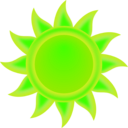 download Decorative Sun clipart image with 45 hue color