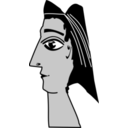 download Picasso Sculpture 2 clipart image with 90 hue color