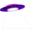 download Ufo clipart image with 270 hue color