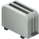 download Isometric Toaster clipart image with 45 hue color