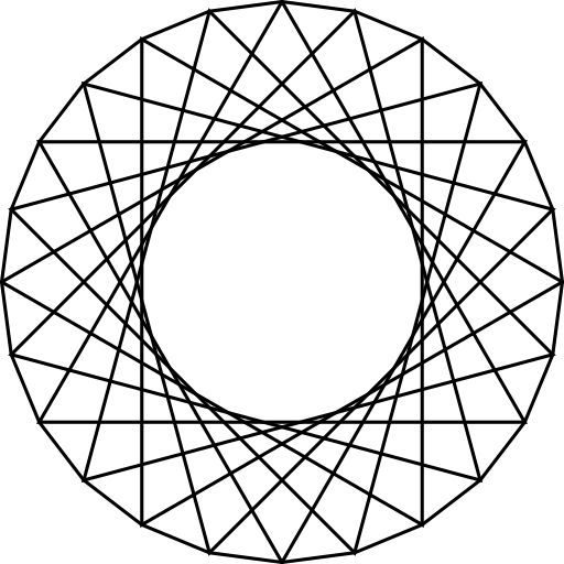 Rotated Triangles In 24gon