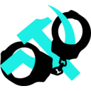 download Against Anti Communism clipart image with 180 hue color