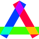 download Rgb Long Rectangles Triangle clipart image with 225 hue color