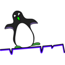 download Pimpa Penguin clipart image with 90 hue color