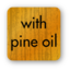 With Pine Oil Sticker