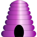 download Beehive clipart image with 270 hue color